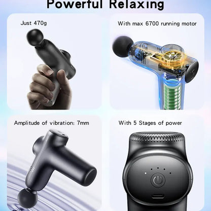 Massageapparaat Yesido MG01, Zwart