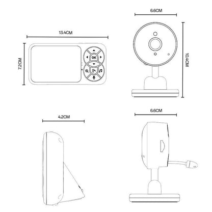 Baby Monitor Yesido KM26, Wi-Fi, Wit