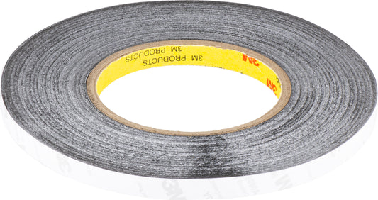 3M Tape, 10mm, 25m, Zwart