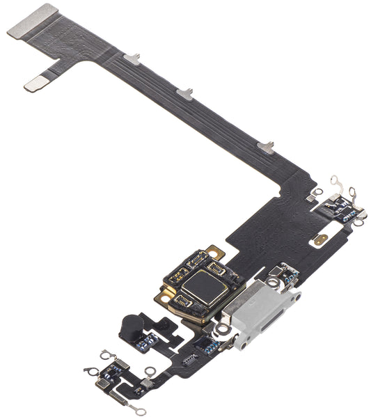 Kabel met Oplaad-/Dataconnectie - Microfoon Apple iPhone 11 Pro Max, Zilver