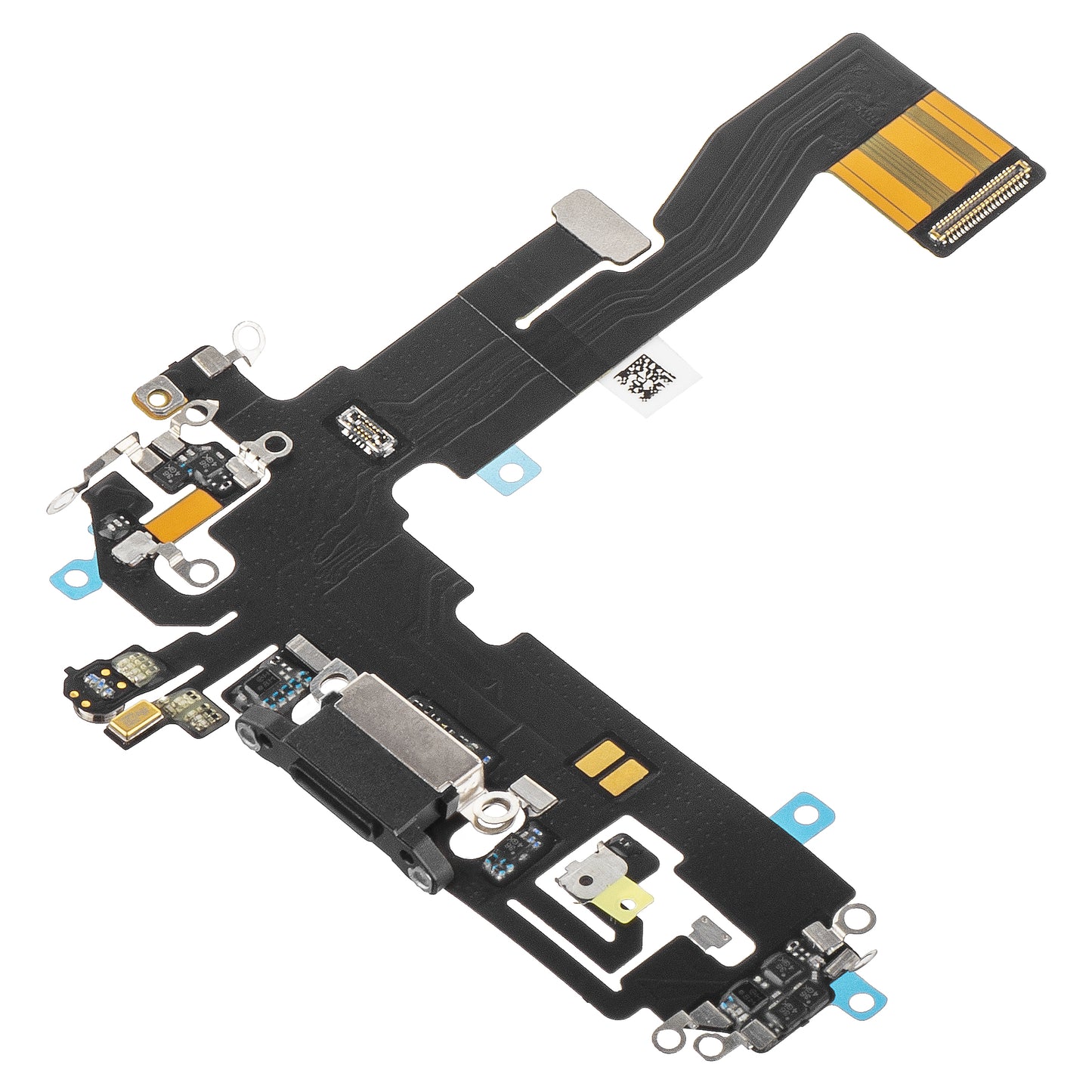 Hoofdband met oplaadconnector - Apple iPhone 12 / 12 Pro microfoon, zwart