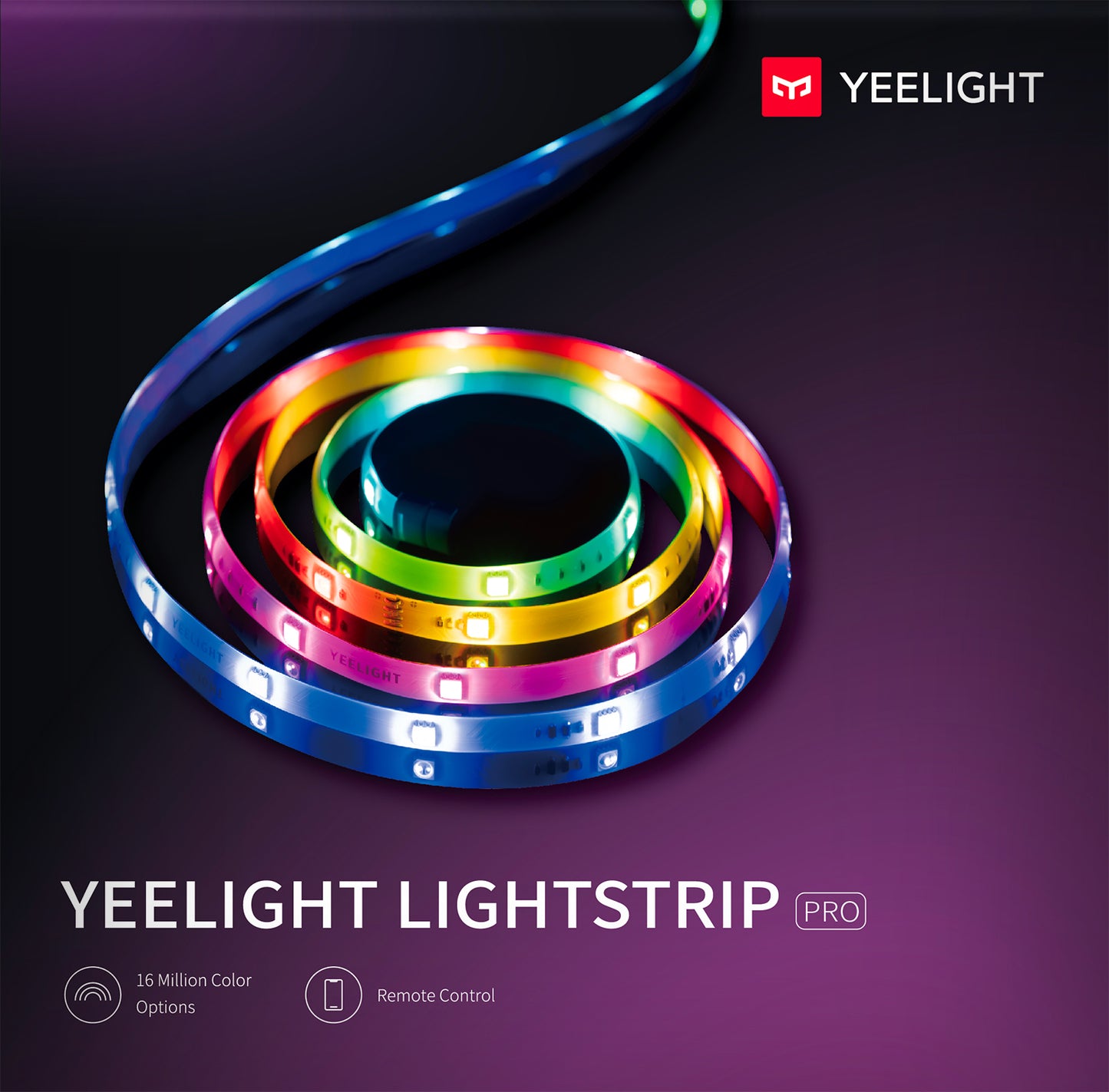 Yeelight Pro Led strip, Wi-Fi, RGB, 2m, White YLDD05