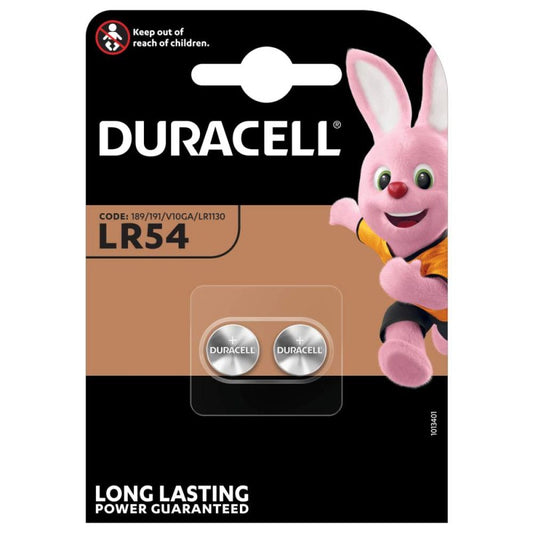 Duracell batterij, LR54, Set van 2 stuks