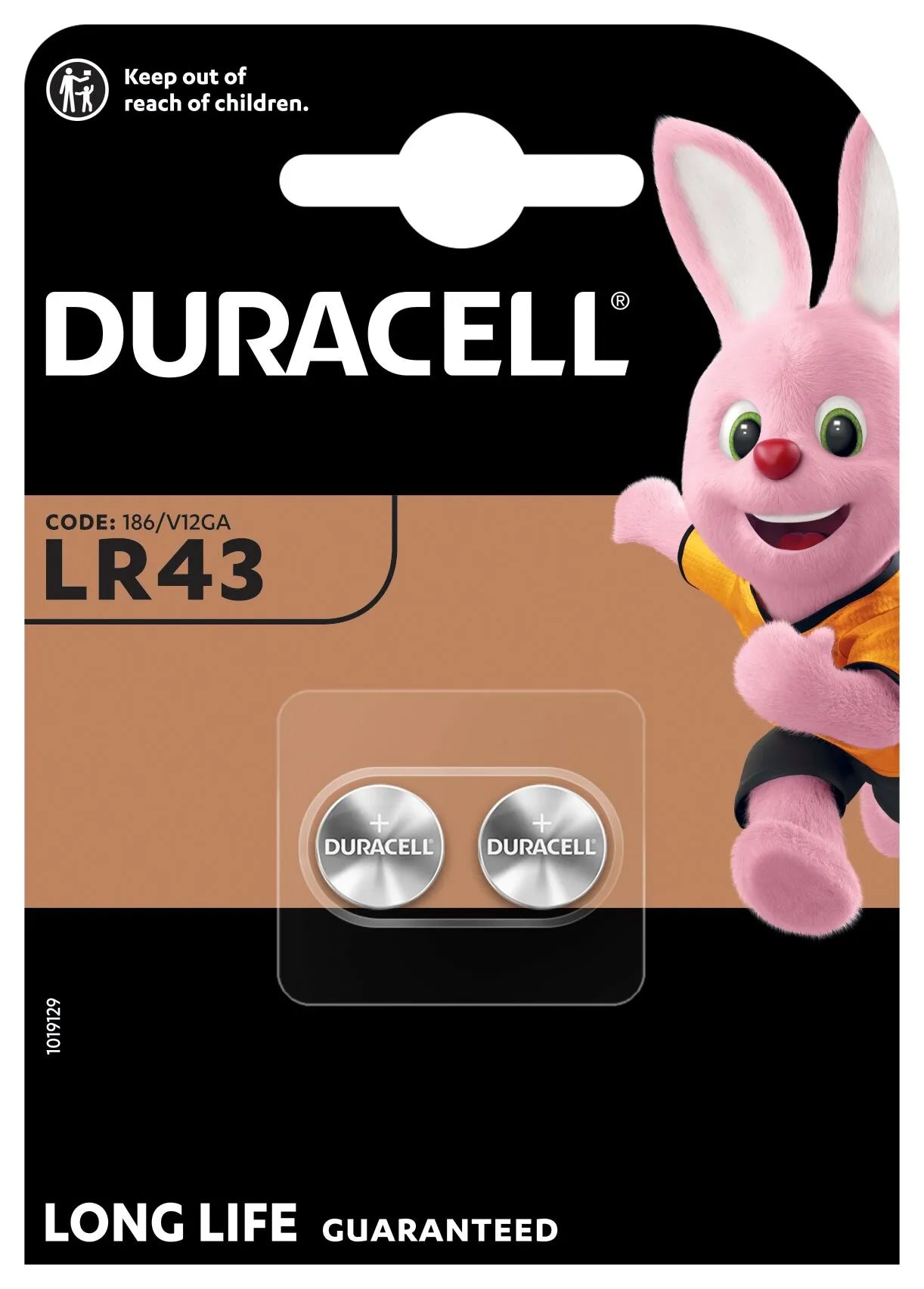 Duracell batterij, LR43, Set van 2 stuks