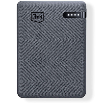Externe Batterij 3MK Pocket, 5000mAh, 12W, 1 x USB-C, Grijs
