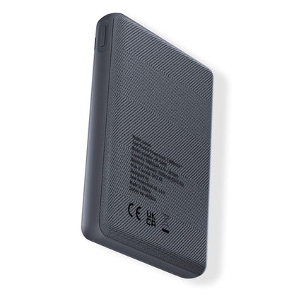 Externe Batterij 3MK Pocket, 5000mAh, 12W, 1 x USB-C, Grijs