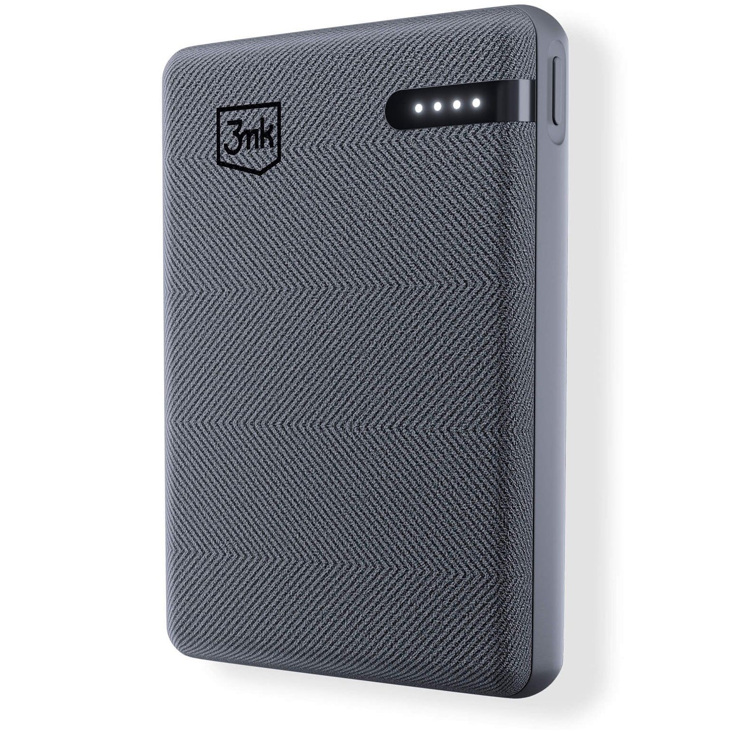 Externe Batterij 3MK Pocket, 5000mAh, 12W, 1 x USB-C, Grijs