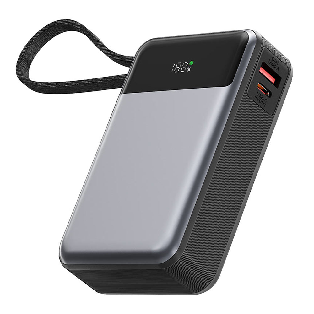 Externe Batterij Acefast M21, 20000mAh, 65W, QC + PD, 1 x USB-A - 2 x USB-C, Zwart