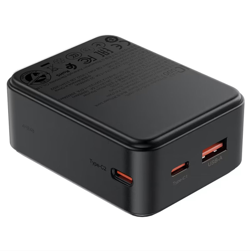 Externe Batterij Acefast M28, 10000mAh, 22.5W, QC + PD, 1 x USB-A - 2 x USB-C, Zwart