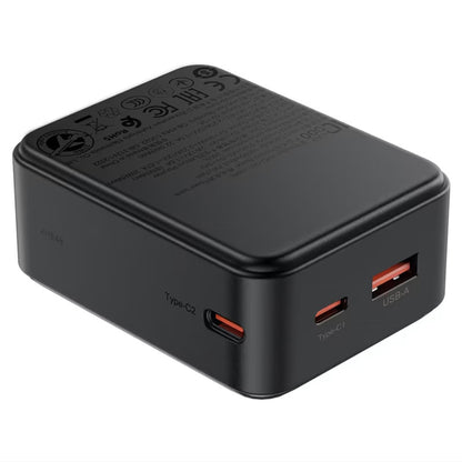 Externe Batterij Acefast M28, 10000mAh, 22.5W, QC + PD, 1 x USB-A - 2 x USB-C, Zwart