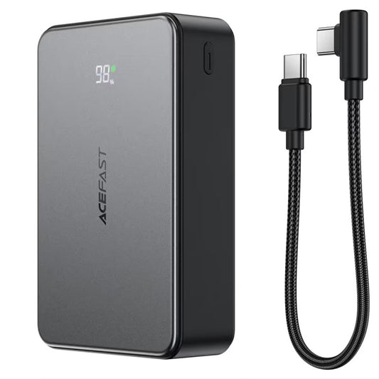 Externe Batterij Acefast M29, 20000mAh, 22.5W, QC + PD, 1 x USB-A - 2 x USB-C, Zwart