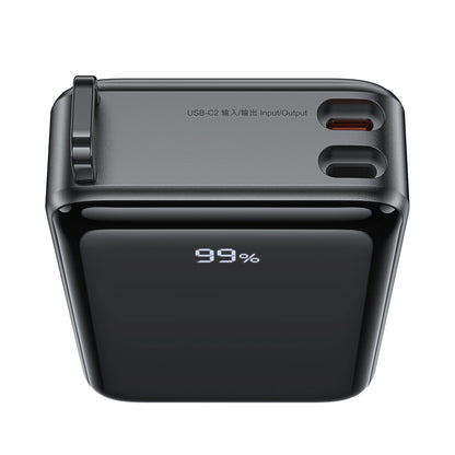 Externe Batterij Acefast M4, 20000mAh, 67W, PD, 1 x USB-A - 2 x USB-C, Zwart