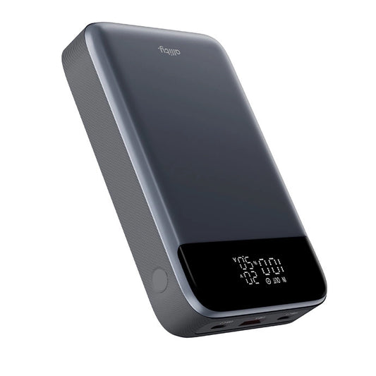 Externe Batterij Allity. APB-200 PocketPower, 10000mAh, 33W, QC + PD, 1 x USB-A - 1 x USB-C, Gri