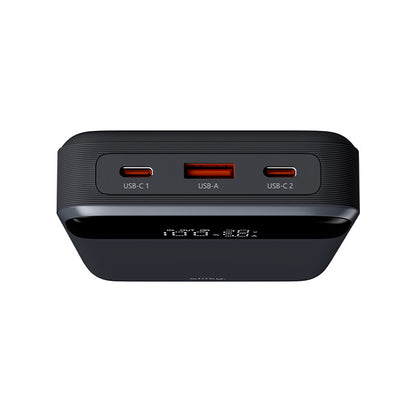 Externe Batterij Allity. APB-200 PocketPower, 19200mAh, 130W, QC + PD, 1 x USB-A - 2 x USB-C, Gri