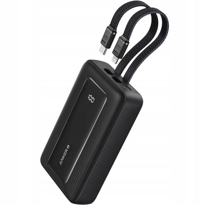 Externe Batterij Anker PowerCore, 10000mAh, 30W, QC + PD, 1 x Lightning - 1 x USB-A - 2 x USB-C, Zwart A1680G11