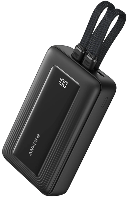 Anker Zolo powerbank, 20000 mAh, 30 W, QC + PD, 1 x Lightning - 1 x USB-A - 2 x USB-C, zwart A1681012