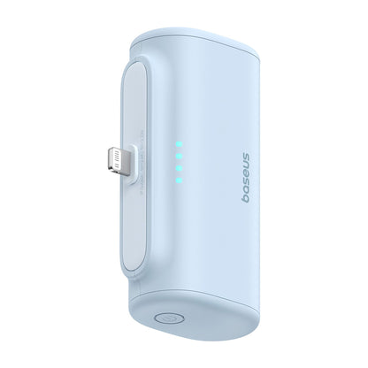 Externe Batterij Baseus Compact, 5000mAh, 20W, PD, 1 x Lightning - 1 x USB-C, Blauw P10068307313-00