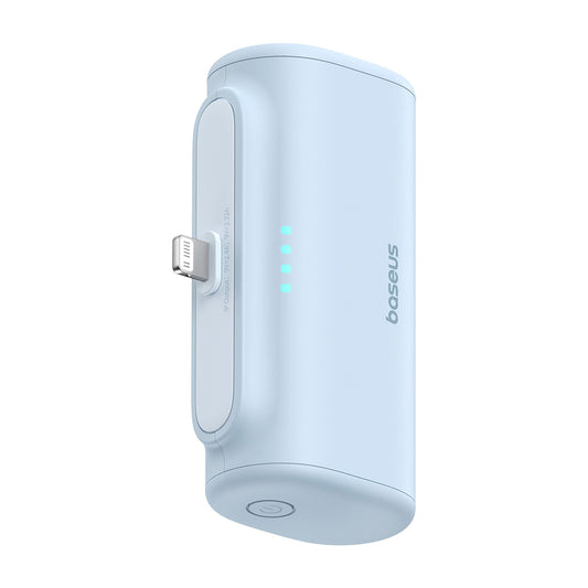 Externe Batterij Baseus Compact, 5000mAh, 20W, PD, 1 x Lightning - 1 x USB-C, Blauw P10068307313-00