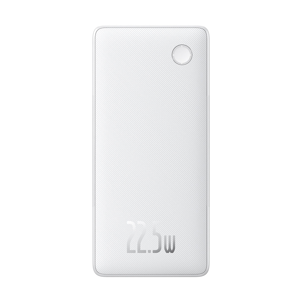 Externe Batterij Baseus Airpow Lite, 10000mAh, 22.5W, QC + PD, 1 x Lightning - 1 x USB-A - 2 x USB-C, Wit P10067501213-00