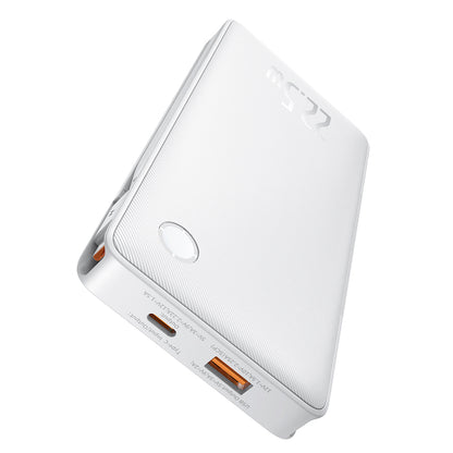 Externe Batterij Baseus Airpow Lite, 10000mAh, 22.5W, QC + PD, 1 x Lightning - 1 x USB-A - 2 x USB-C, Wit P10067501213-00