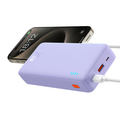 Externe Batterij Baseus Airpow, 20000mAh, 20W, QC + PD, 1 x USB-A - 1 x USB-C, Paars P10022804513-00