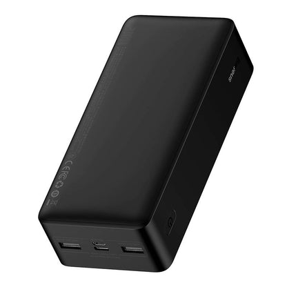 Baseus Bipow Externe Batterij, 30000mAh, 15W, 1 x USB-C - 2 x USB-A, Zwart PPBD05050201 