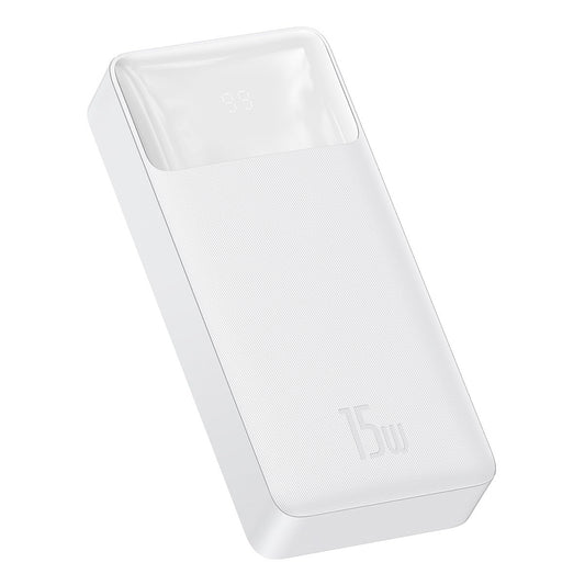 Externe Batterij Baseus Bipow, 20000mAh, 15W, 1 x USB-C - 2 x USB-A, Wit PPBD050102
