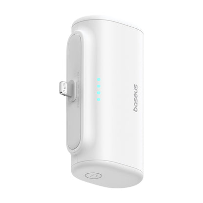 Externe Batterij Baseus Compact, 5000mAh, 20W, PD, 1 x Lightning - 1 x USB-C, Wit P10068307213-00