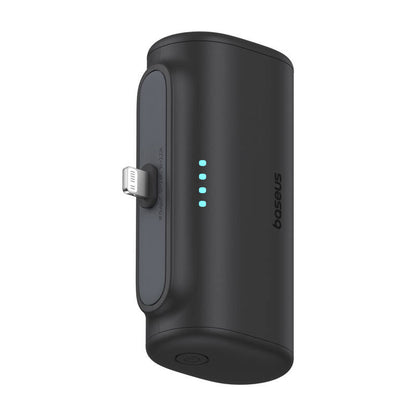 Externe Batterij Baseus Compact, 5000mAh, 20W, PD, 1 x Lightning - 1 x USB-C, Zwart P10068307113-00
