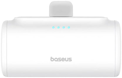 Externe Batterij Baseus Compact, 5000mAh, 20W, PD, 1 x Lightning - 1 x USB-C, Wit P10068307213-00
