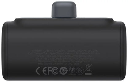Externe Batterij Baseus Compact, 5000mAh, 20W, PD, 1 x Lightning - 1 x USB-C, Zwart P10068307113-00
