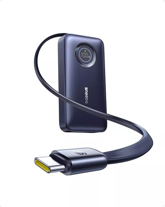 Externe Batterij Baseus EnerCore CR11, 10000mAh, 45W, PD, 2 x USB-C, Zwart E0027G01