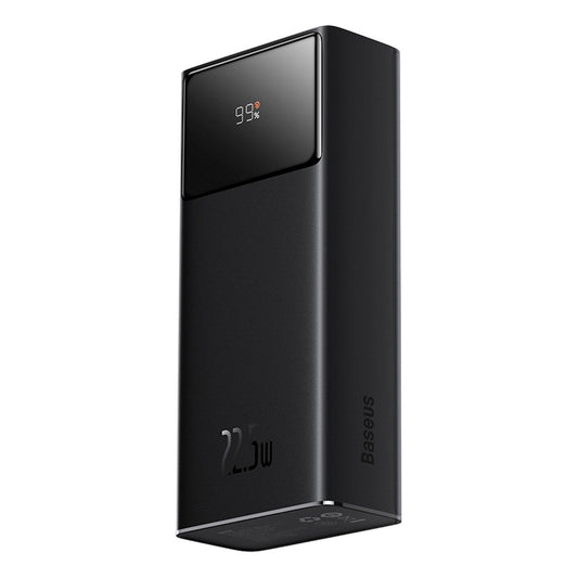 Externe Batterij Baseus EnerFill FP41, 30000mAh, 22.5W, QC + PD, 1 x USB-C - 2 x USB-A, Zwart