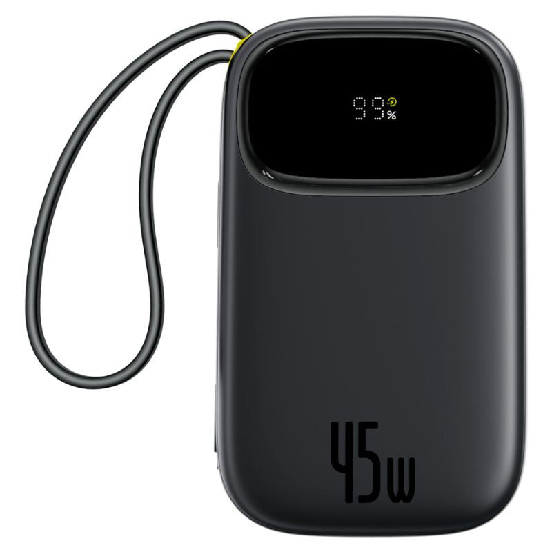 Externe batterij Baseus EnerFill FC31 Qpow 3, 10000mAh, 45W, QC + PD, 1 x USB-A - 3 x USB-C, Zwart P10082102123-00