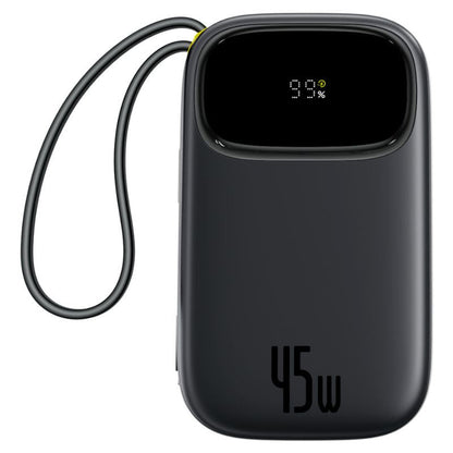Externe batterij Baseus EnerFill FC31 Qpow 3, 10000mAh, 45W, QC + PD, 1 x USB-A - 3 x USB-C, Zwart P10082102123-00