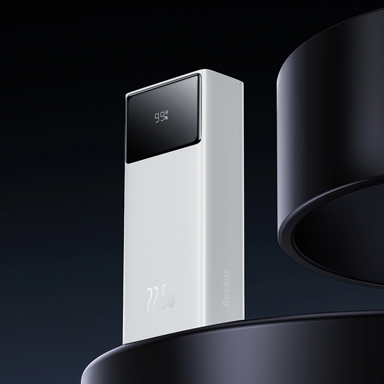 Externe Batterij Baseus EnerFill FP41, 30000mAh, 22.5W, QC + PD, 1 x USB-C - 2 x USB-A, Wit