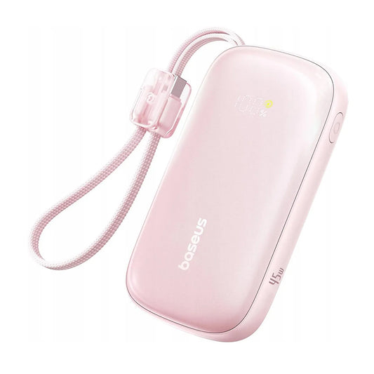 Externe Batterij Baseus EnerFill FC21 Qpow 3 Ultra, 10000mAh, 45W, QC + PD, 1 x USB-A - 1 x USB-C, Roze E0027Q02