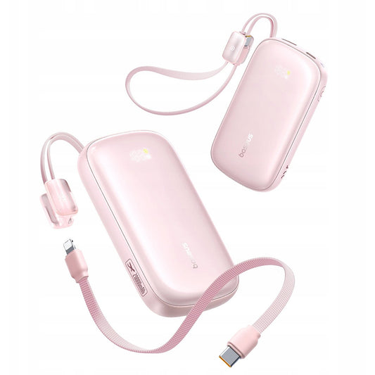 Externe Batterij Baseus EnerFill FC21 Qpow 3 Ultra, 20000mAh, 22.5W, QC + PD, 1 x USB-A - 1 x USB-C, Roze E0027M02