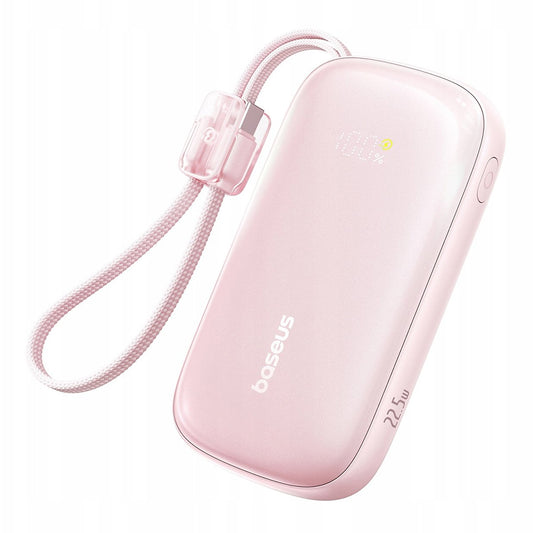 Externe Batterij Baseus EnerFill FC21 Qpow 3 Ultra, 20000mAh, 22.5W, QC + PD, 1 x USB-A - 1 x USB-C, Roze E0027M02