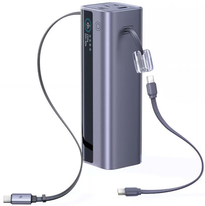 Externe batterij Baseus EnerGeek GR11, 25000mAh, 200W, QC + PD, 1 x USB-A - 3 x USB-C, Grijs E0028Q00