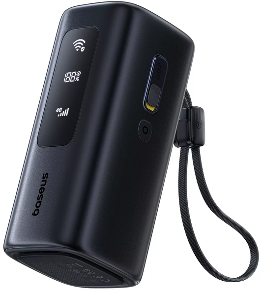 Externe batterij Baseus EnerGeek GX11, 20000mAh, 67W, QC + PD, 1 x USB-A - 2 x USB-C, Zwart E0025701
