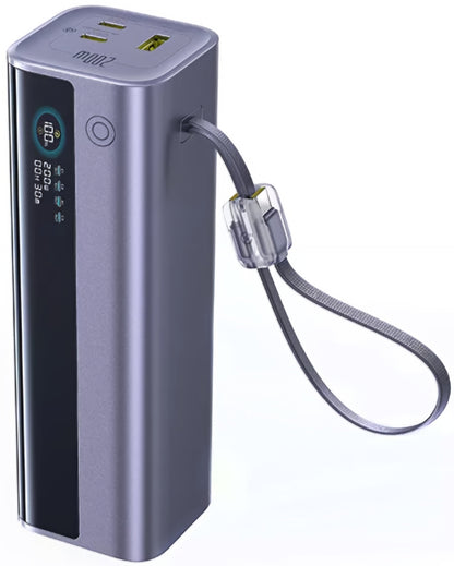 Externe batterij Baseus EnerGeek GR11, 25000mAh, 200W, QC + PD, 1 x USB-A - 3 x USB-C, Grijs E0028Q00