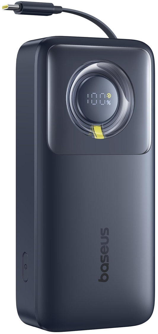 Externe batterij Baseus Free2Pull, 20000mAh, 65W, PD, 2 x USB-C, Zwart, Herverpakt P10073700123-00