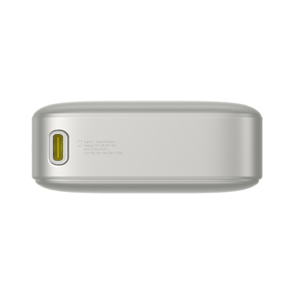 Externe Batterij Baseus Free2Pull, 20000mAh, 65W, PD, 2 x USB-C, Grijs P10073700843-00