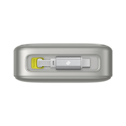 Externe Batterij Baseus Free2Pull, 20000mAh, 65W, PD, 2 x USB-C, Grijs P10073700843-00