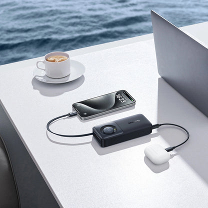 Externe Batterij Baseus OS Free2Pull, 10000mAh, 30W, PD, 2 x USB-C, Zwart P10073701123-00