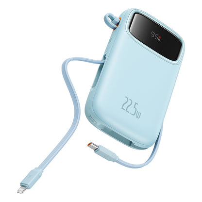 Externe Batterij Baseus Qpow Pro+, 20000mAh, 22.5W, QC + PD, 1 x Lightning - 1 x USB-A - 2 x USB-C, Blauw P10055002313-00