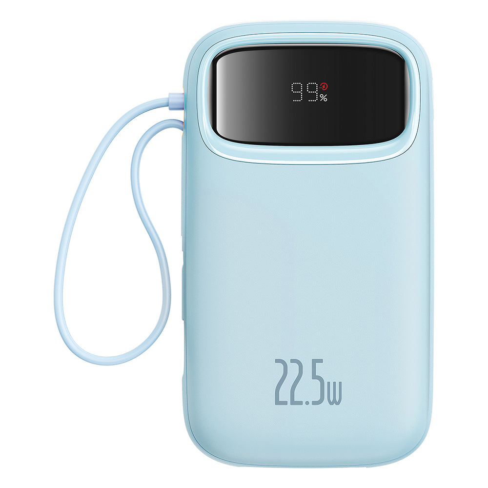 Externe Batterij Baseus Qpow Pro+, 20000mAh, 22.5W, QC + PD, 1 x Lightning - 1 x USB-A - 2 x USB-C, Blauw P10055002313-00