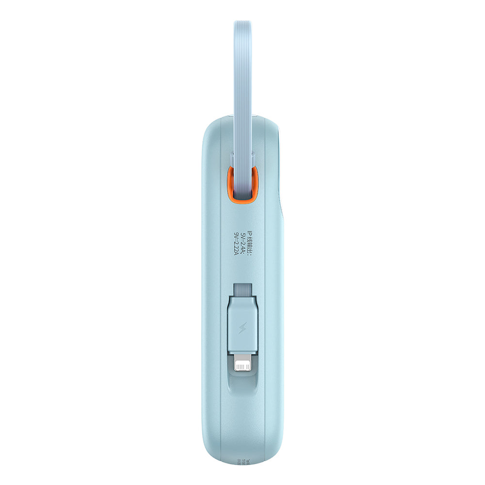 Externe Batterij Baseus Qpow Pro+, 20000mAh, 22.5W, QC + PD, 1 x Lightning - 1 x USB-A - 2 x USB-C, Blauw P10055002313-00