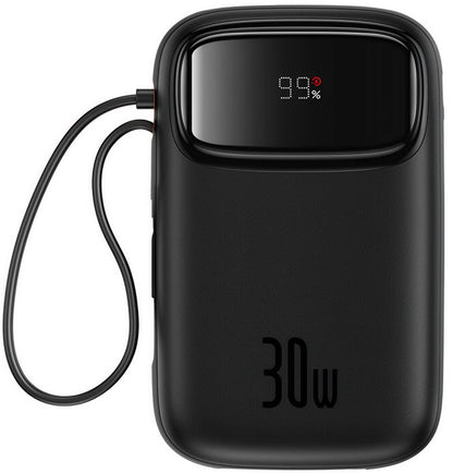 Externe Batterij Baseus Qpow2, 20000mAh, 30W, QC + PD, 1 x USB-A - 3 x USB-C, Zwart P10055009113-00